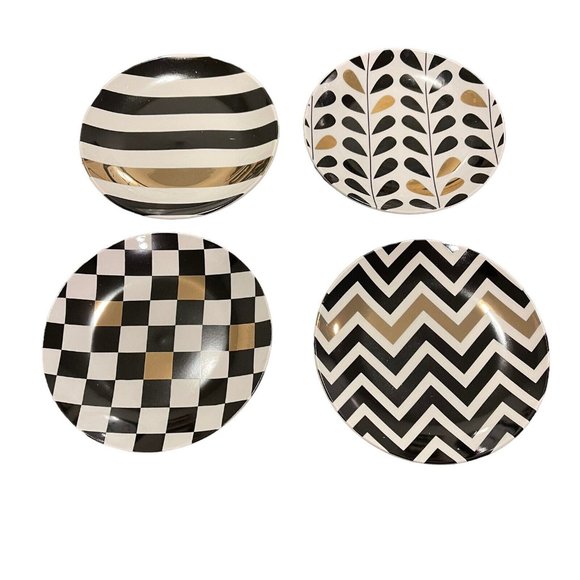 Macy's Dining Macys Designer Dessert Plates Embellished With 4k